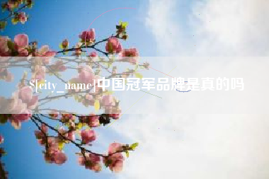 宁夏中国冠军品牌是真的吗