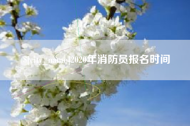 宁夏2020年消防员报名时间