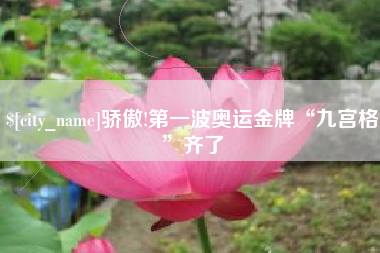 宁夏骄傲!第一波奥运金牌“九宫格”齐了