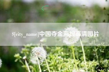 宁夏中国夺金海报高清图片