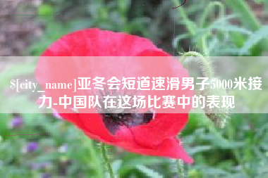 宁夏亚冬会短道速滑男子5000米接力-中国队在这场比赛中的表现