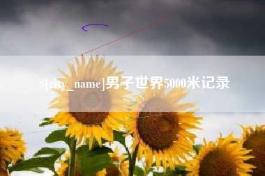 宁夏男子世界5000米记录