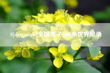宁夏全国男子5000米世界纪录