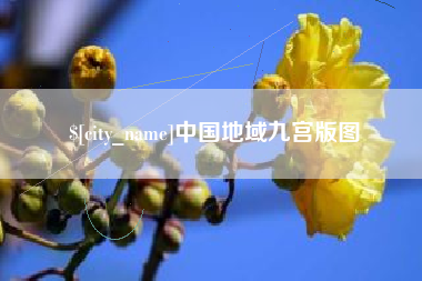 宁夏中国地域九宫版图
