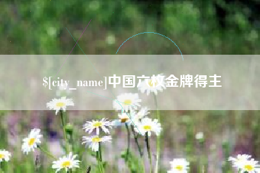 宁夏中国六枚金牌得主
