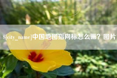 宁夏中国地图指向标怎么画？图片