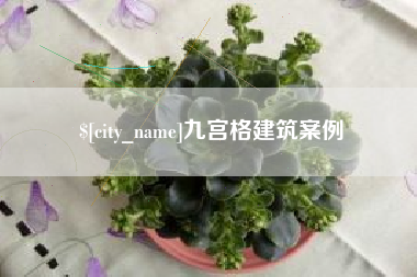 宁夏九宫格建筑案例