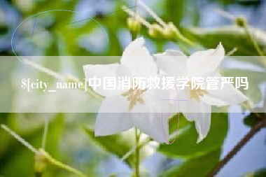 宁夏中国消防救援学院管严吗