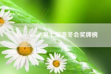 宁夏第七届亚冬会奖牌榜