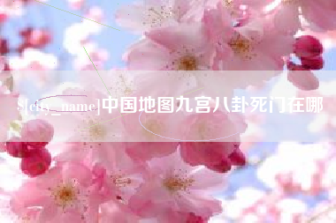 宁夏中国地图九宫八卦死门在哪
