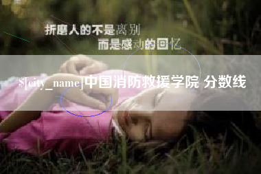 宁夏中国消防救援学院 分数线