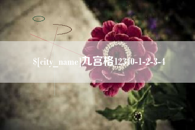 宁夏九宫格12340-1-2-3-4