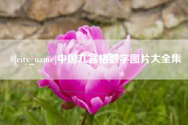 宁夏中国九宫格数字图片大全集