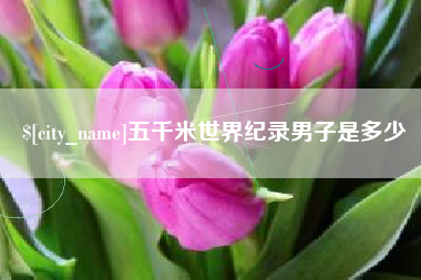 宁夏五千米世界纪录男子是多少