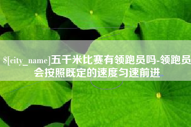 宁夏五千米比赛有领跑员吗-领跑员会按照既定的速度匀速前进