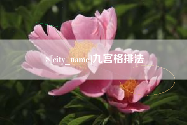 宁夏九宫格排法