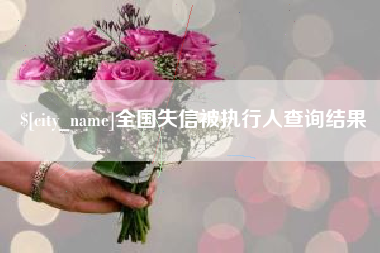 宁夏全国失信被执行人查询结果