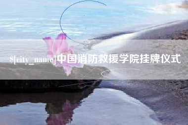 宁夏中国消防救援学院挂牌仪式